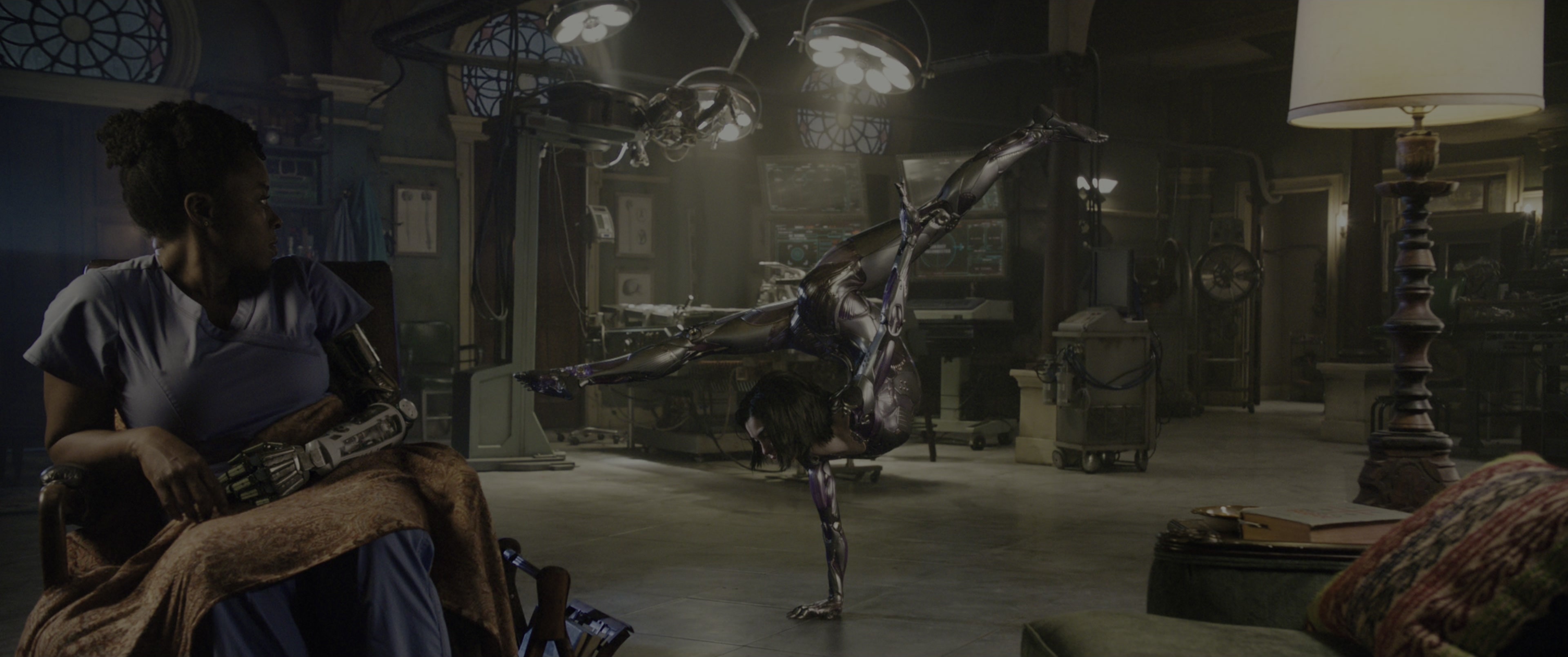 Alita: Battle Angel (2019), wide, 2.39:1 — film still