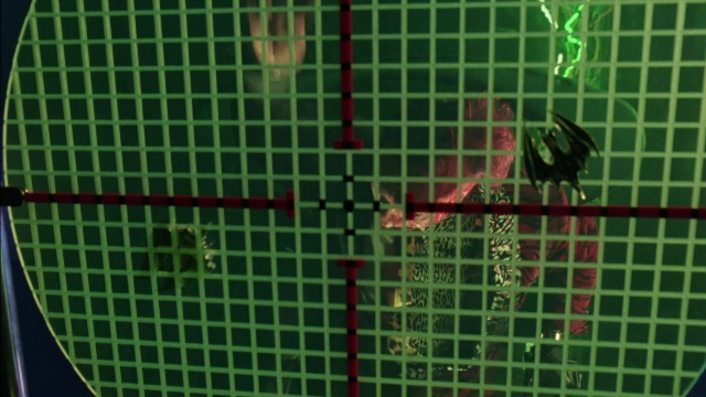 Wide shot frame from Batman Forever — animal, bird