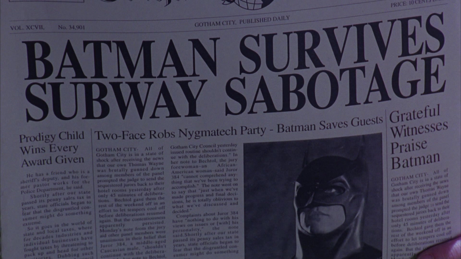 Batman Forever (1995), wide, 1.78:1 — film still