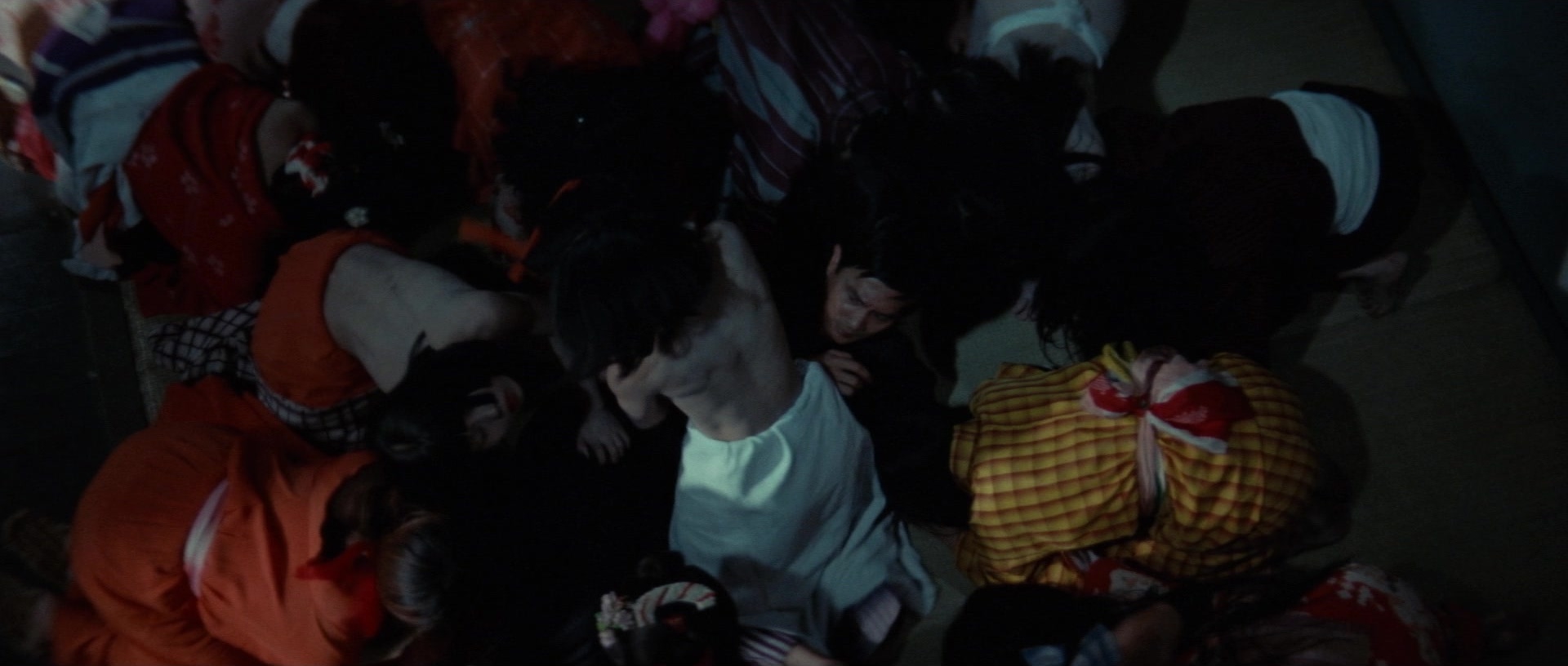 Kyôfu kikei ningen: Edogawa Rampo zenshû (1969), wide, 2.35:1 — film still