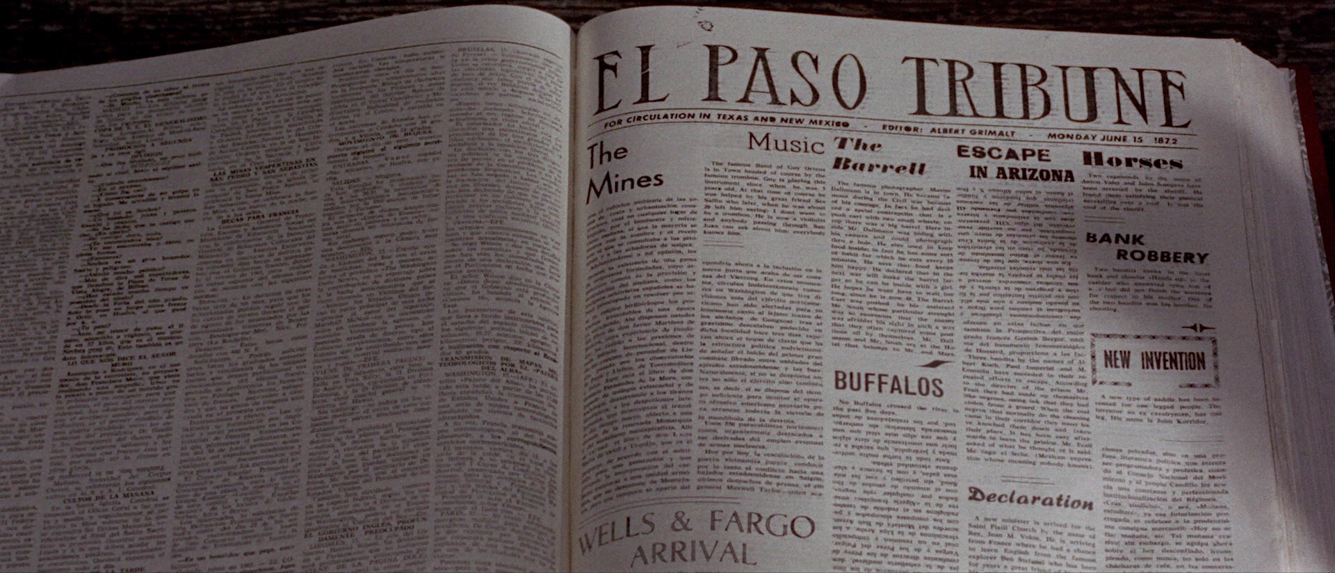 Per qualche dollaro in più (1965), wide, 2.33:1 — film still