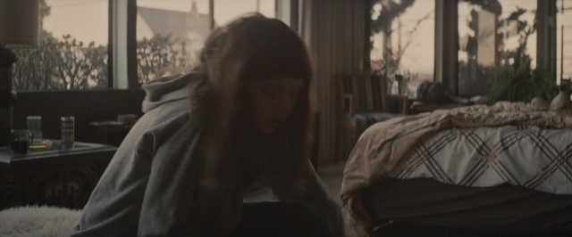 Wide shot frame from The Diary of a Teenage Girl — sitting, room, table