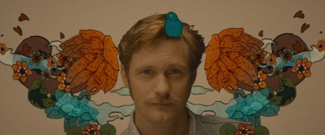 Medium shot frame from The Diary of a Teenage Girl — face, hair, bird