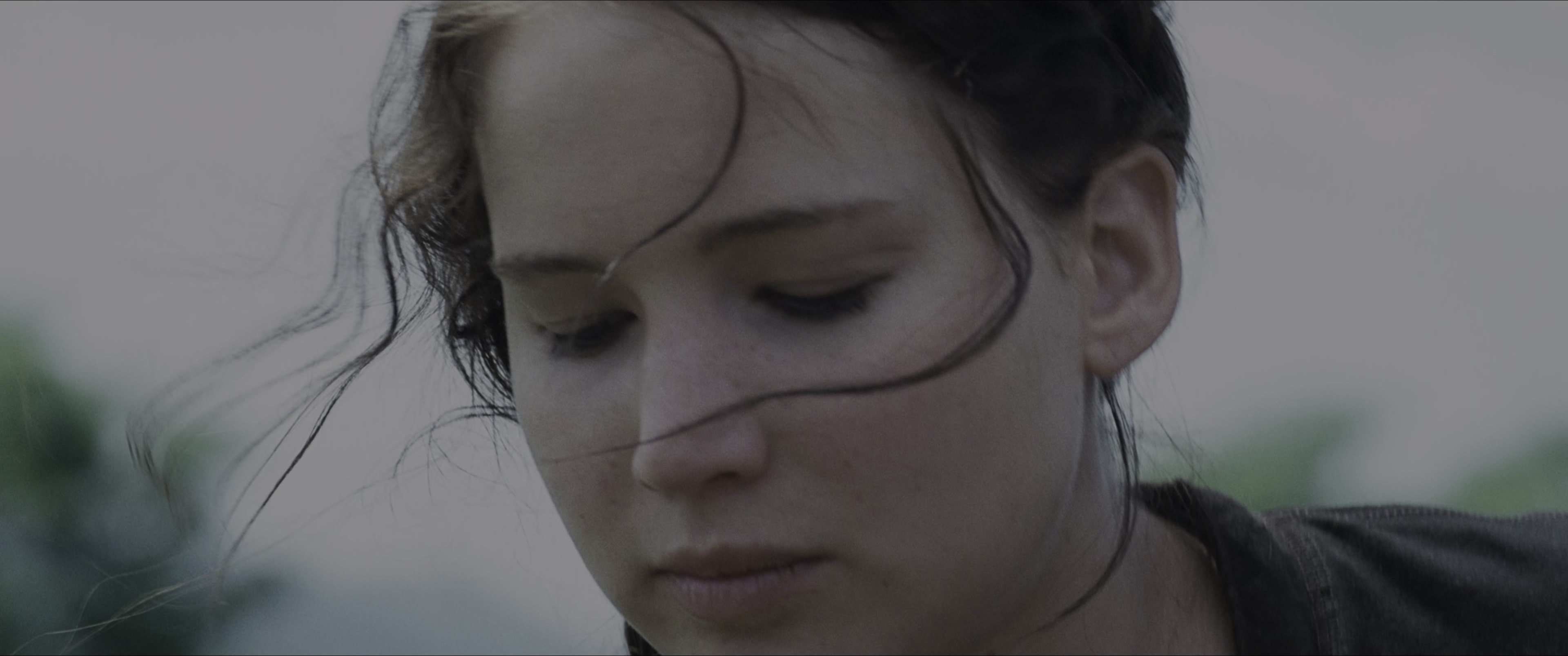 The Hunger Games (2012), close, 2.39:1 — film still