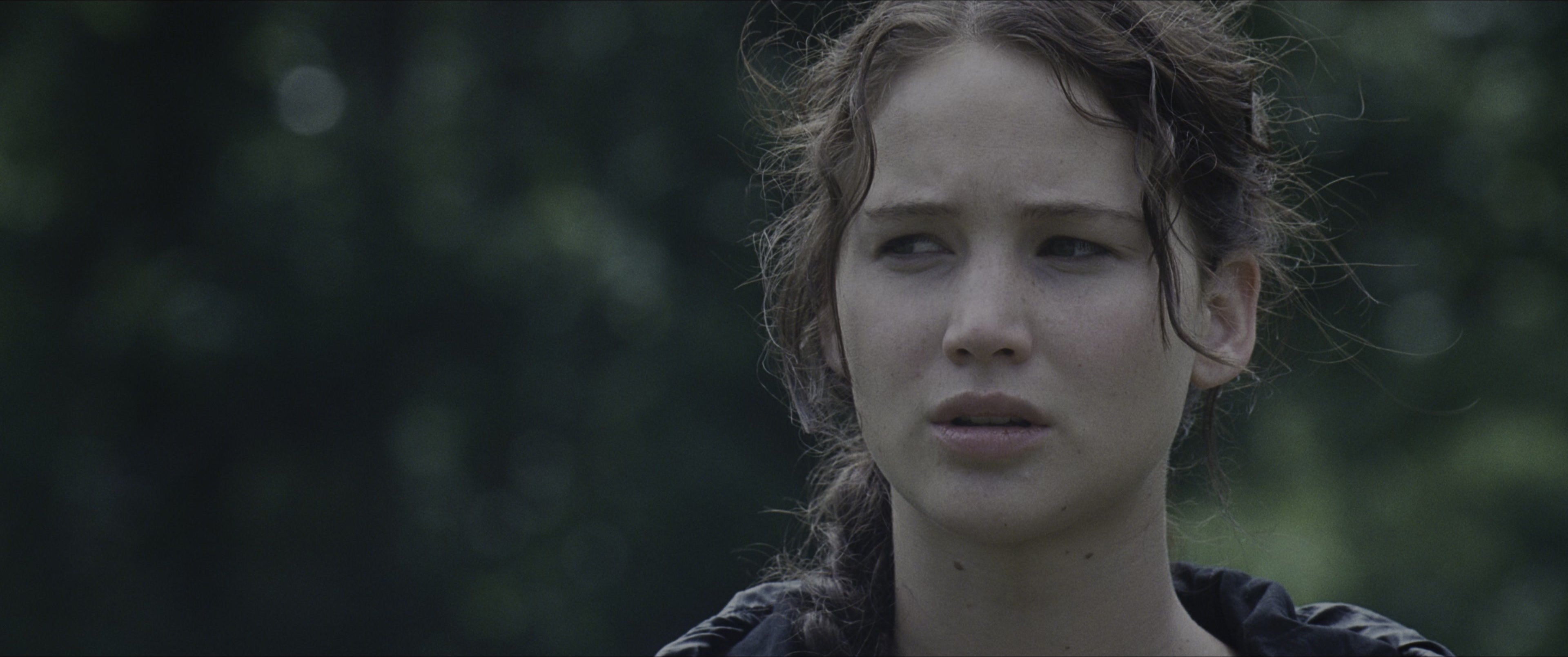 The Hunger Games (2012), close, 2.39:1 — film still