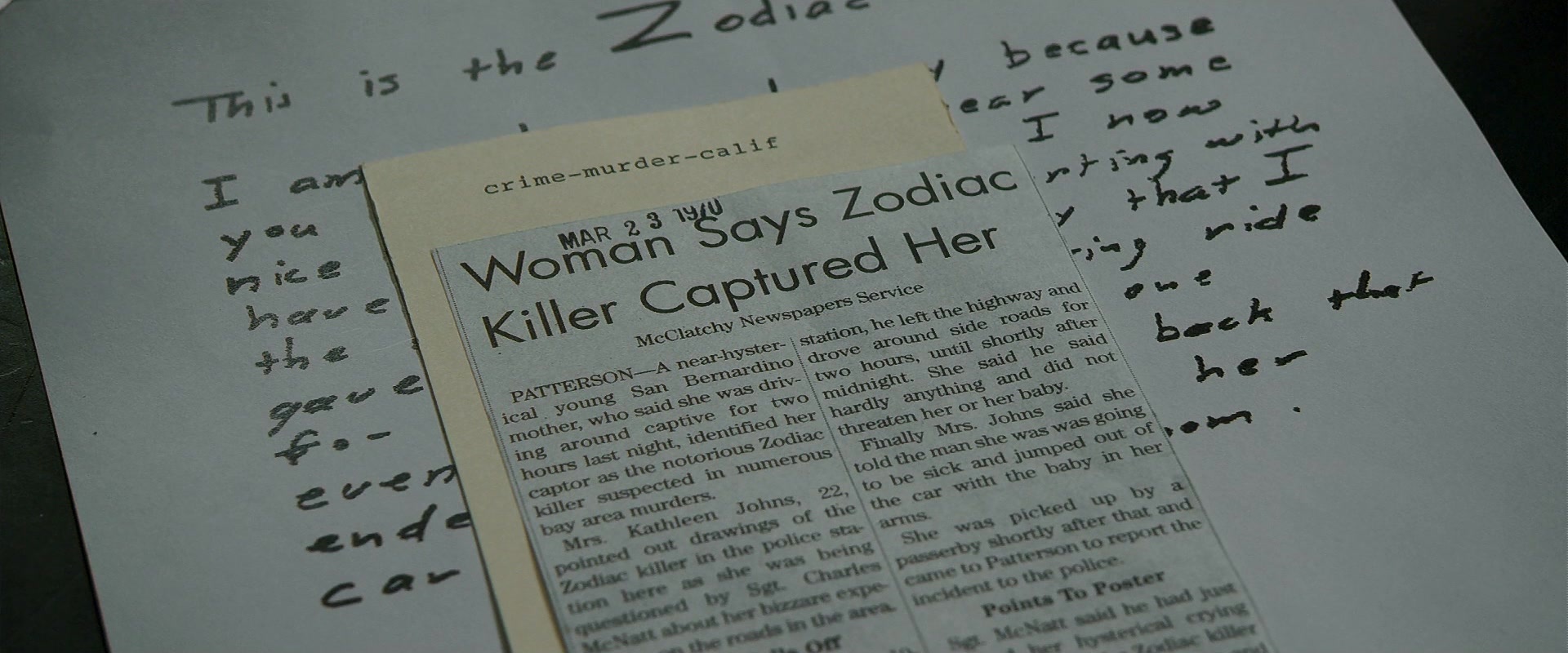 Zodiac (2007), wide, 2.40:1 — film still