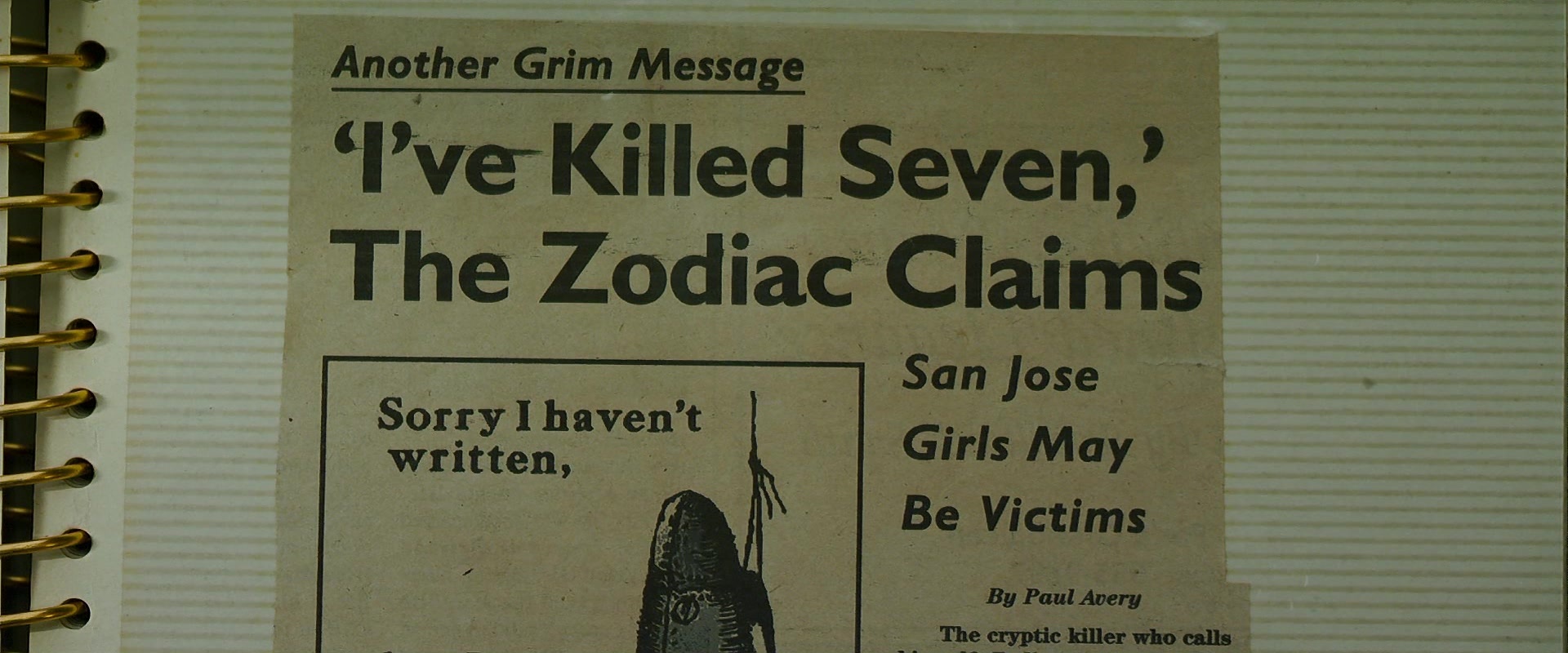 Zodiac (2007), wide, 2.40:1 — film still