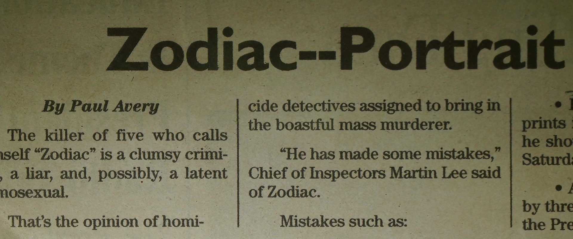 Zodiac (2007), wide, 2.40:1 — film still