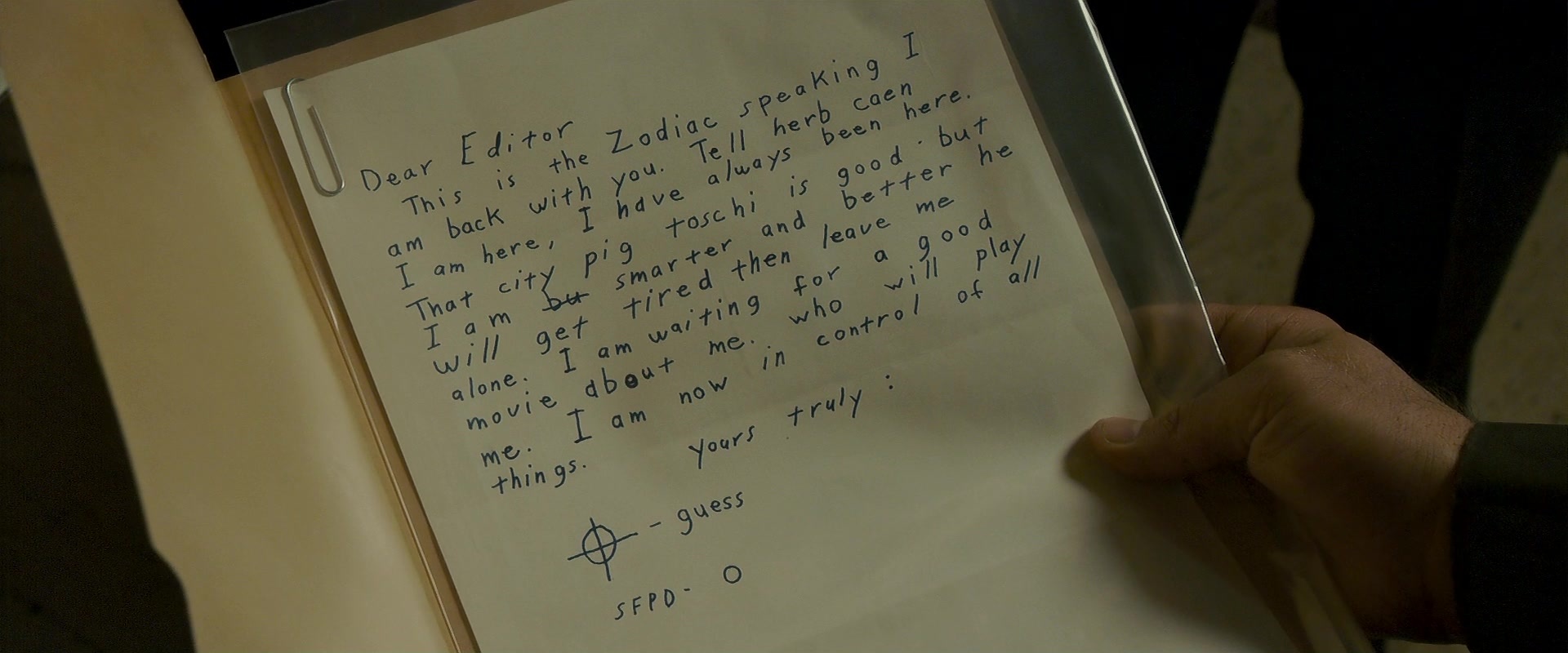 Zodiac (2007), unknown, 2.40:1 — film still