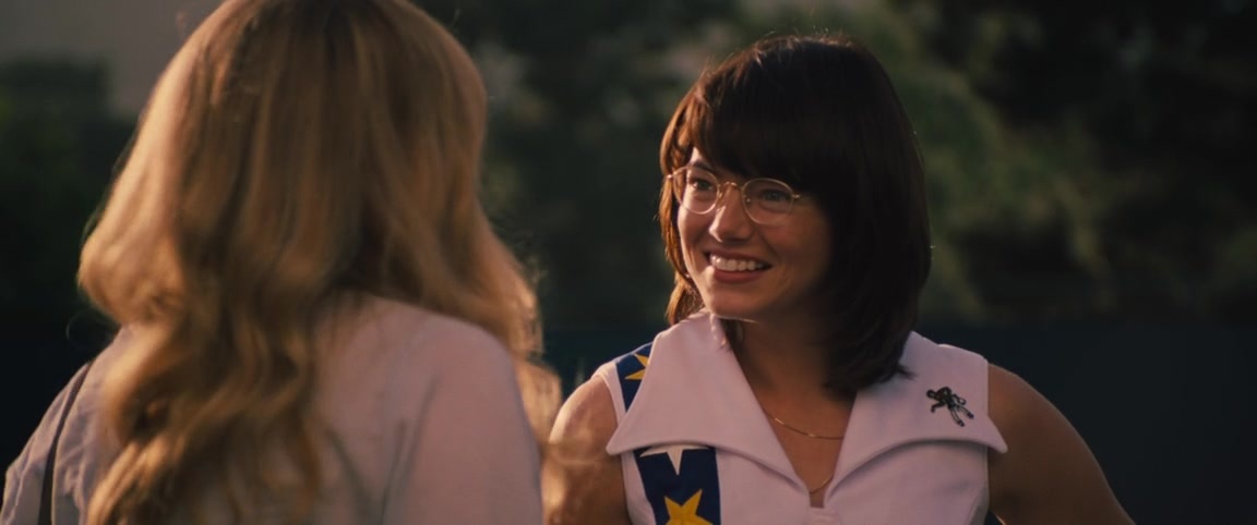 Battle of the Sexes (2017), wide, 2.39:1 — film still
