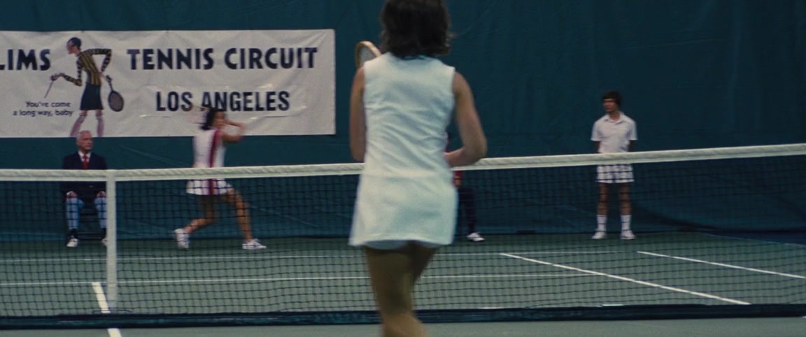 Battle of the Sexes (2017), wide, 2.39:1 — film still