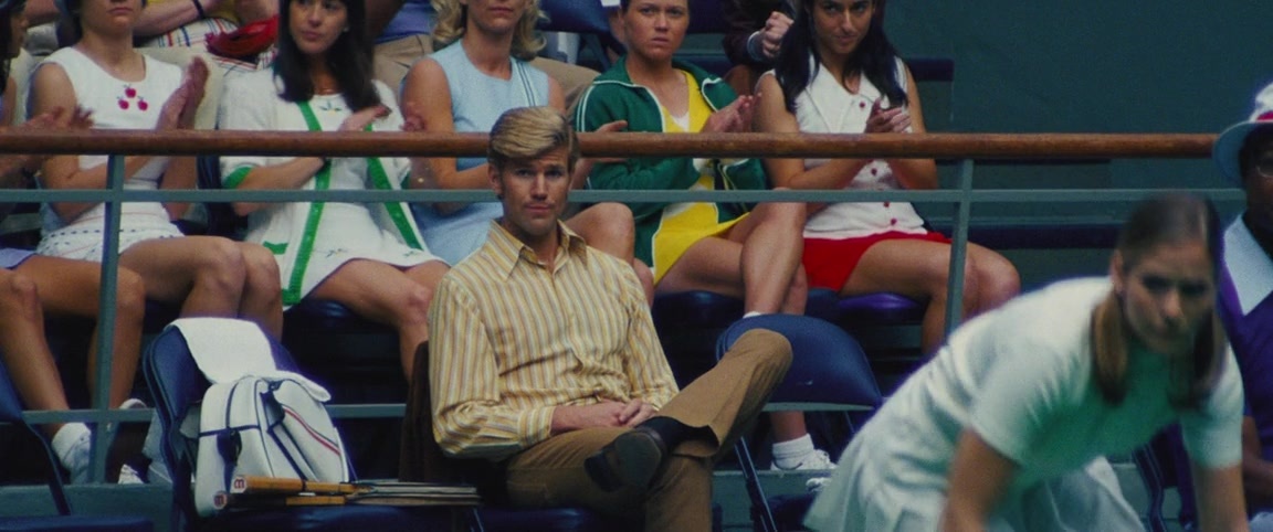 Battle of the Sexes (2017), wide, 2.39:1 — film still
