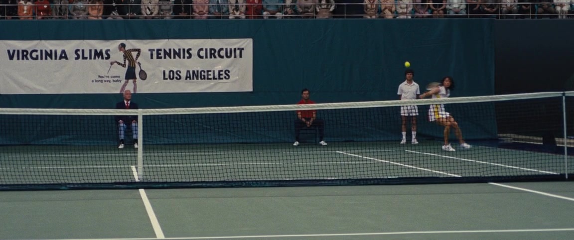 Battle of the Sexes (2017), wide, 2.39:1 — film still