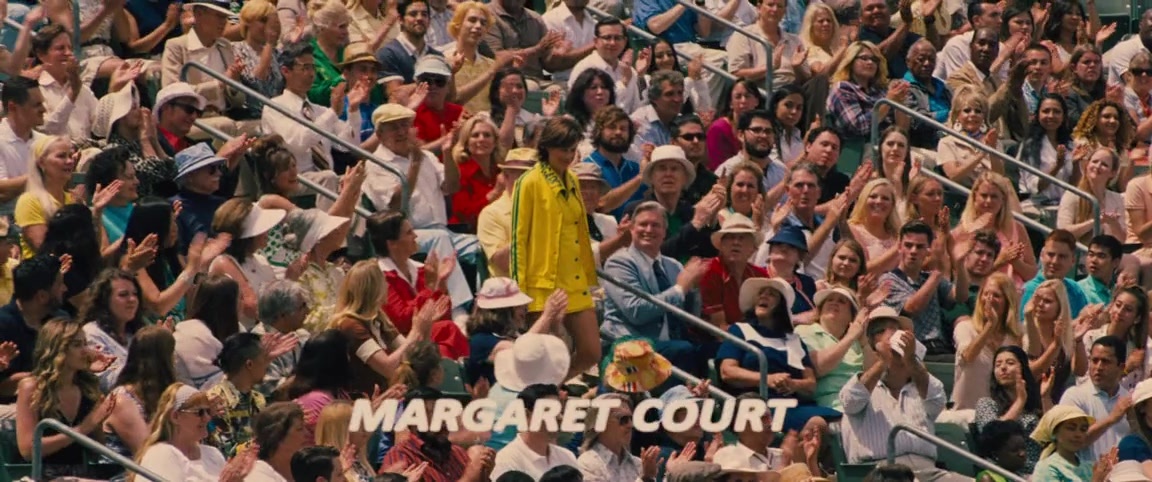 Battle of the Sexes (2017), wide, 2.39:1 — film still