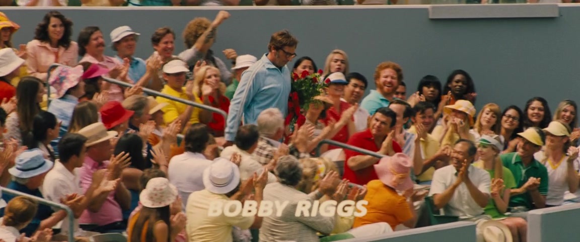 Battle of the Sexes (2017), wide, 2.39:1 — film still