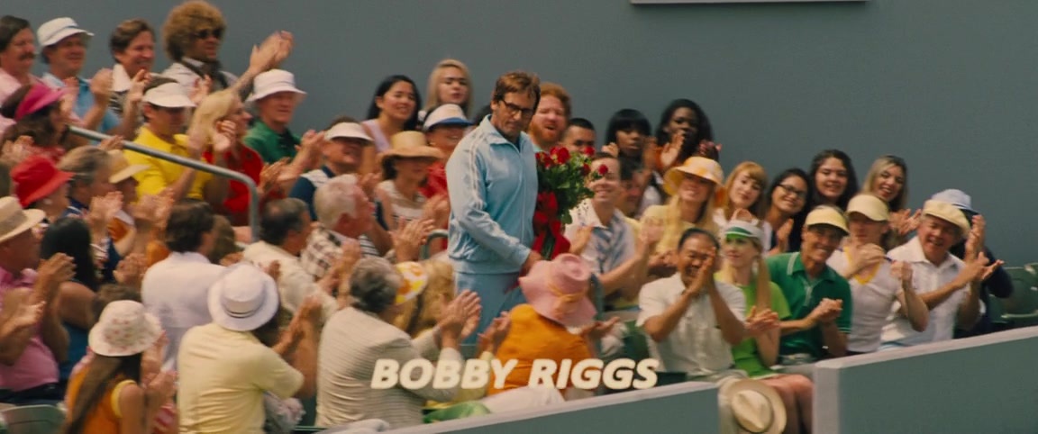 Battle of the Sexes (2017), wide, 2.39:1 — film still