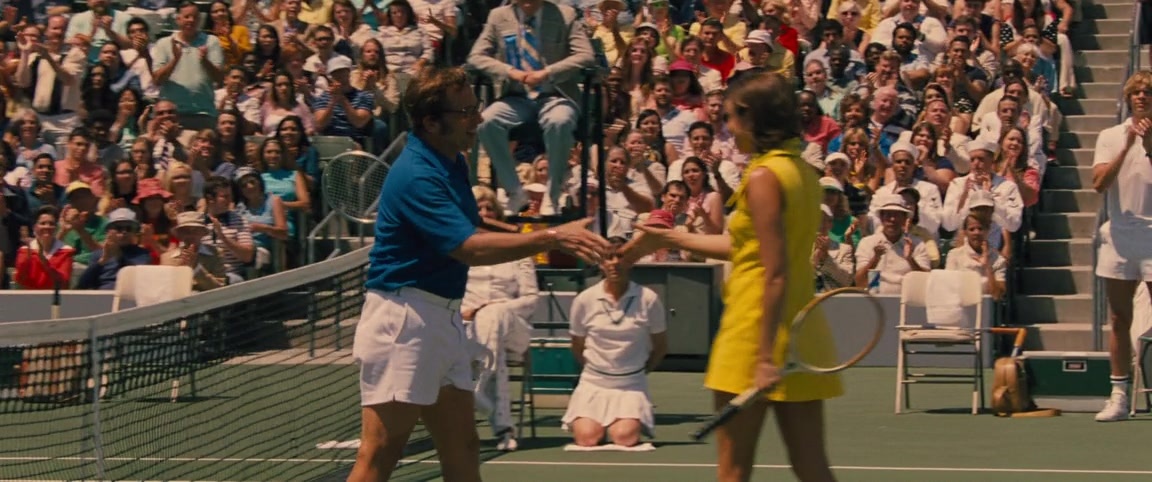 Battle of the Sexes (2017), wide, 2.39:1 — film still