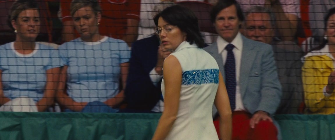 Battle of the Sexes (2017), wide, 2.39:1 — film still