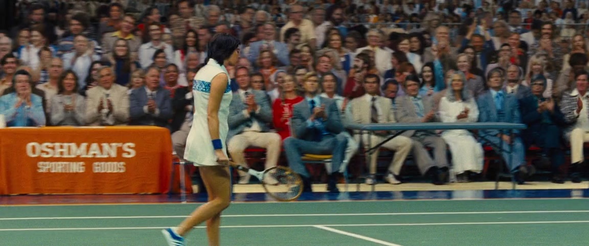 Battle of the Sexes (2017), wide, 2.39:1 — film still