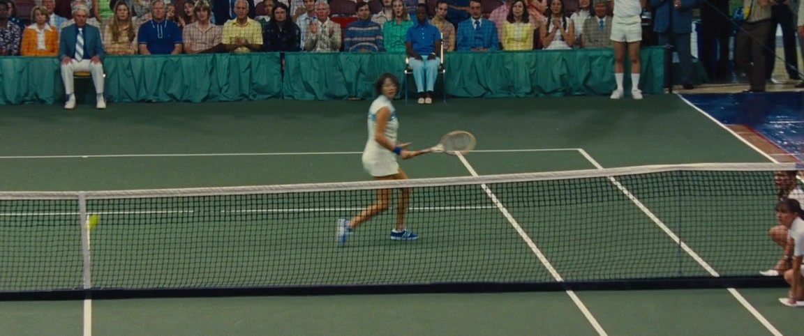 Battle of the Sexes (2017), wide, 2.39:1 — film still