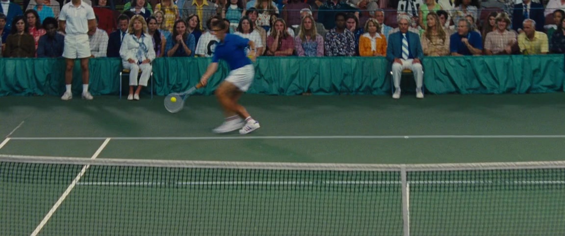 Battle of the Sexes (2017), wide, 2.39:1 — film still