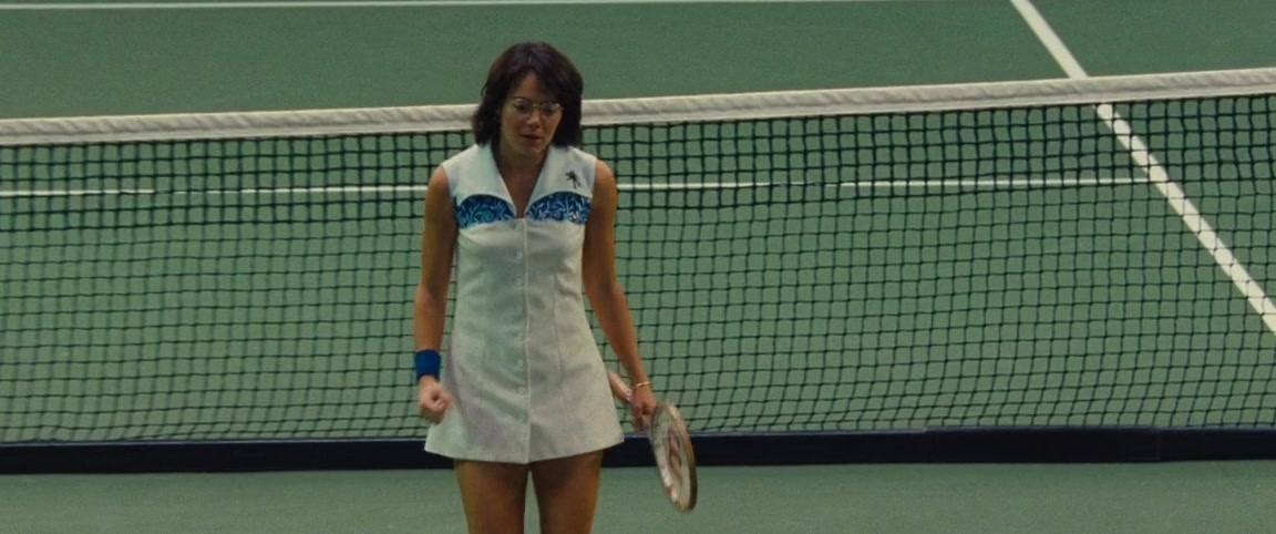 Battle of the Sexes (2017), wide, 2.39:1 — film still