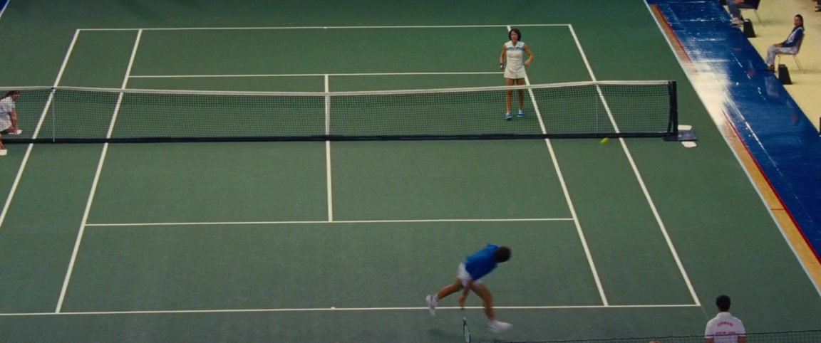 Battle of the Sexes (2017), wide, 2.39:1 — film still