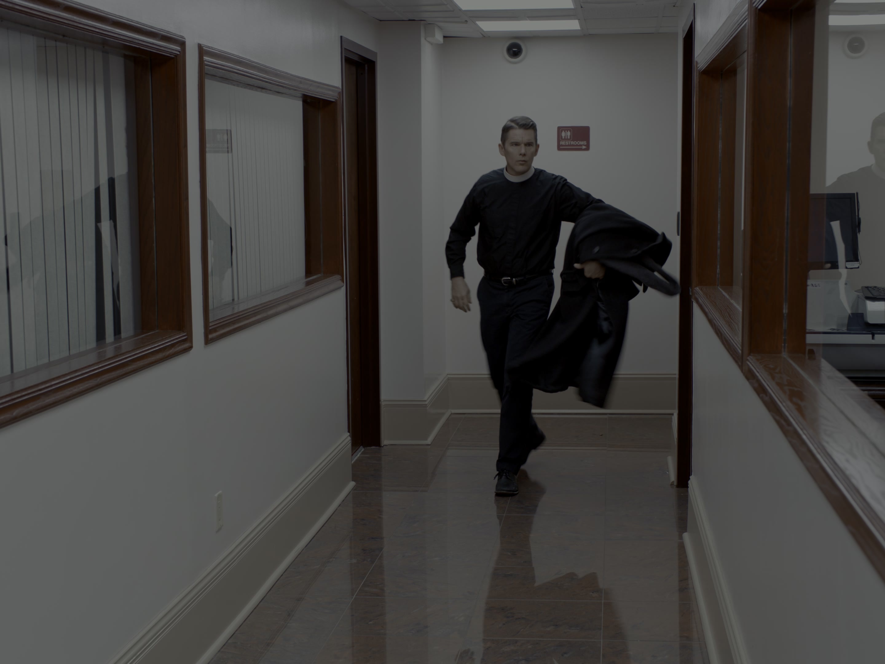 First Reformed (2017), wide, 1.33:1 — film still