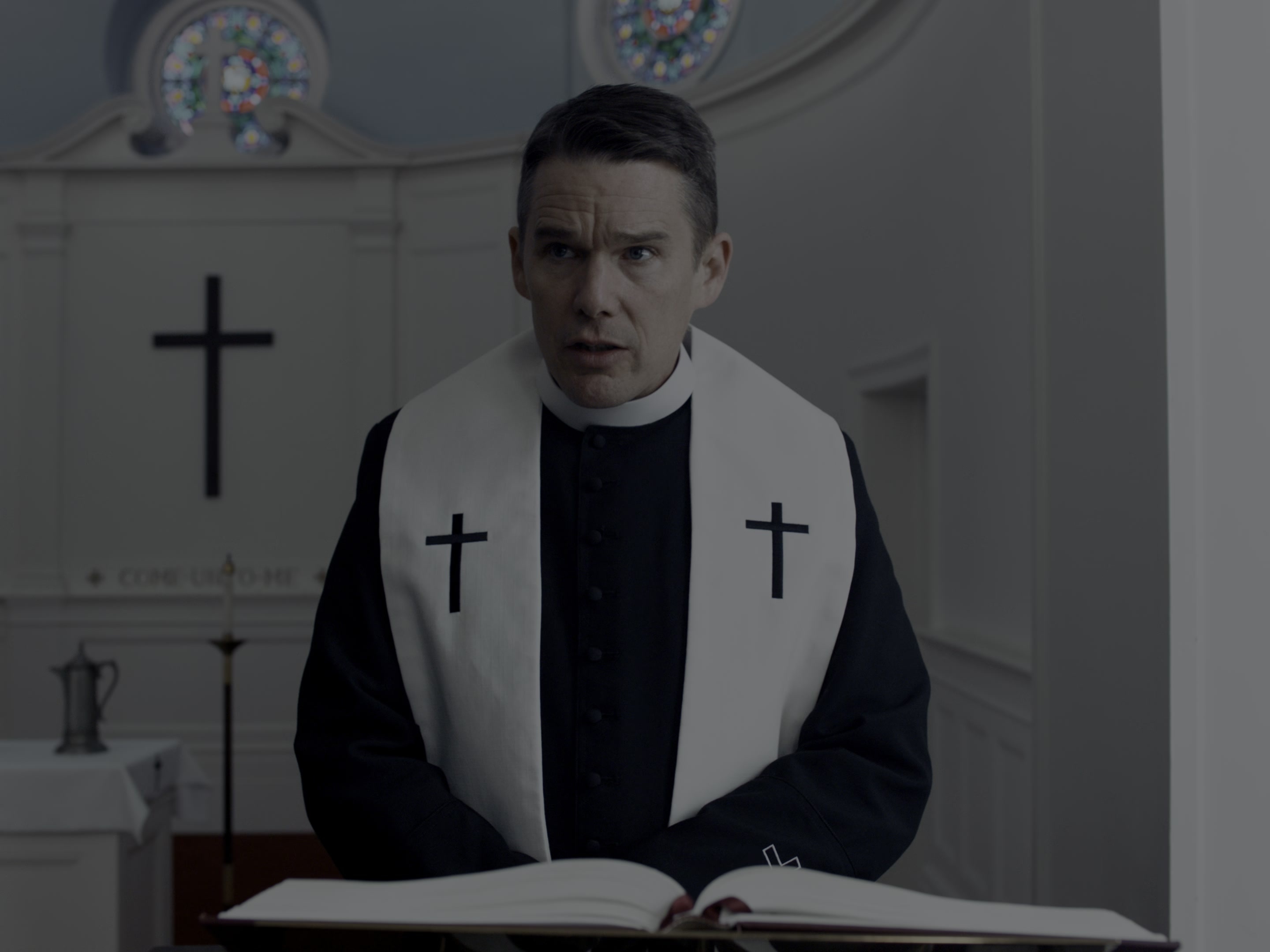 First Reformed (2017), wide, 1.33:1 — film still