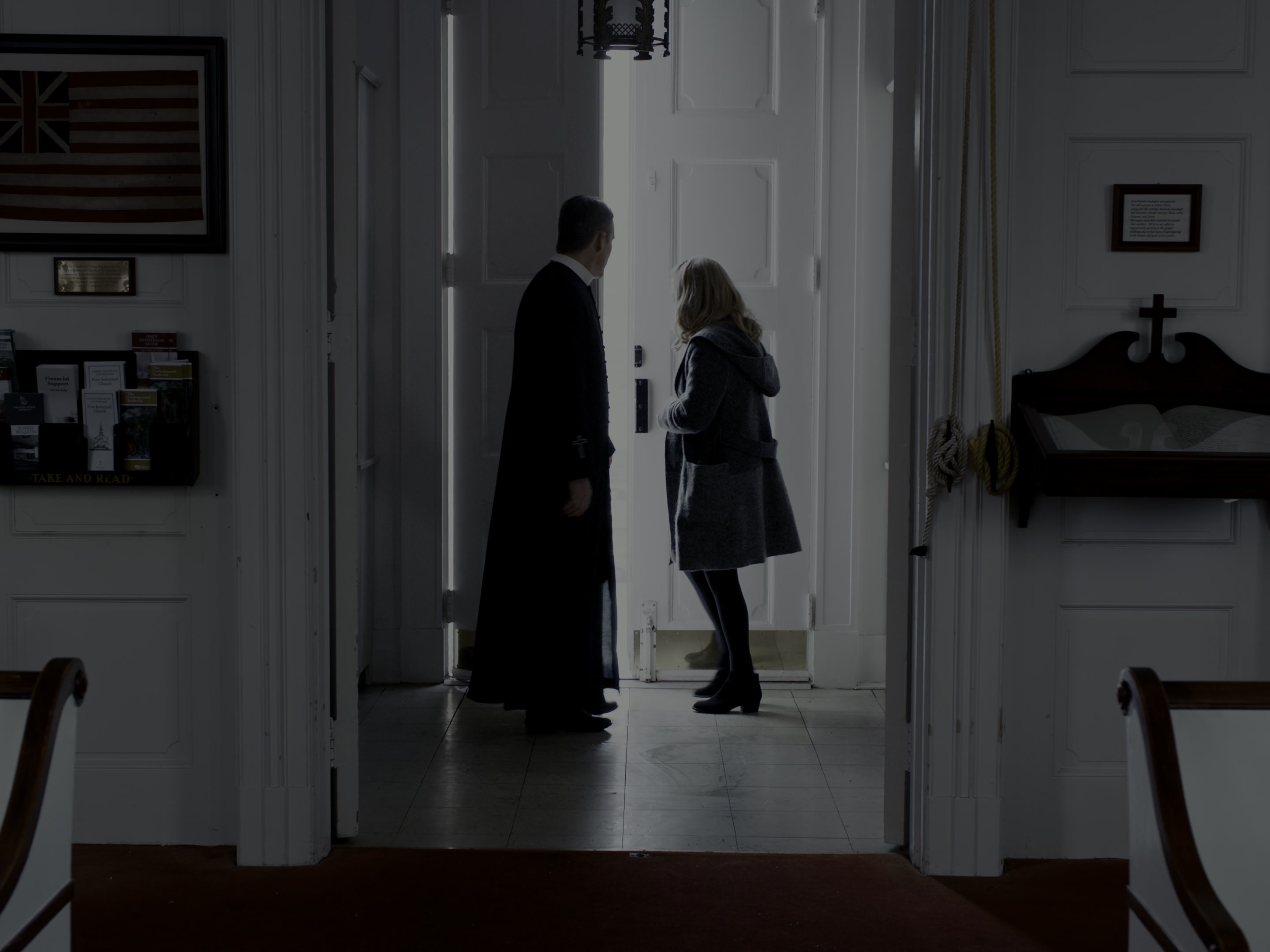 First Reformed (2017), wide, 1.33:1 — film still