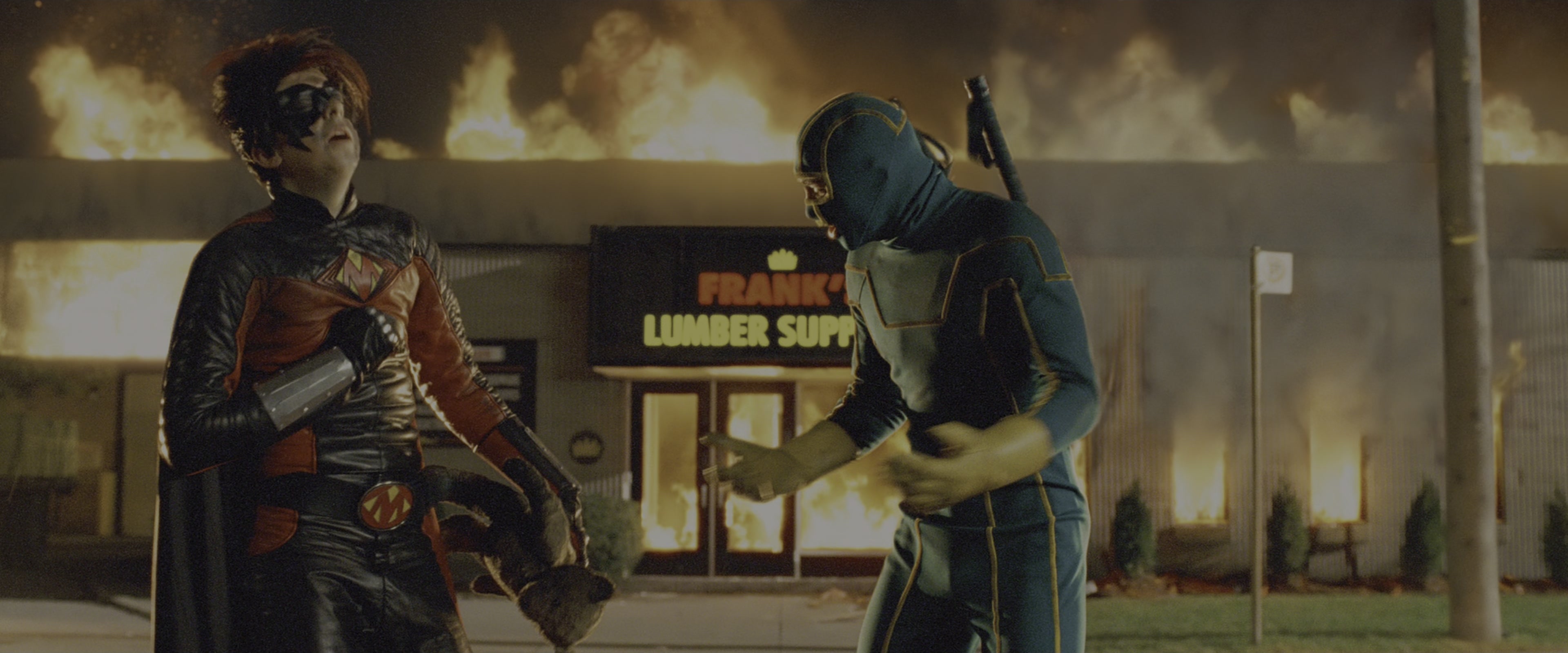 Kick-Ass (2010), wide, 2.40:1 — film still