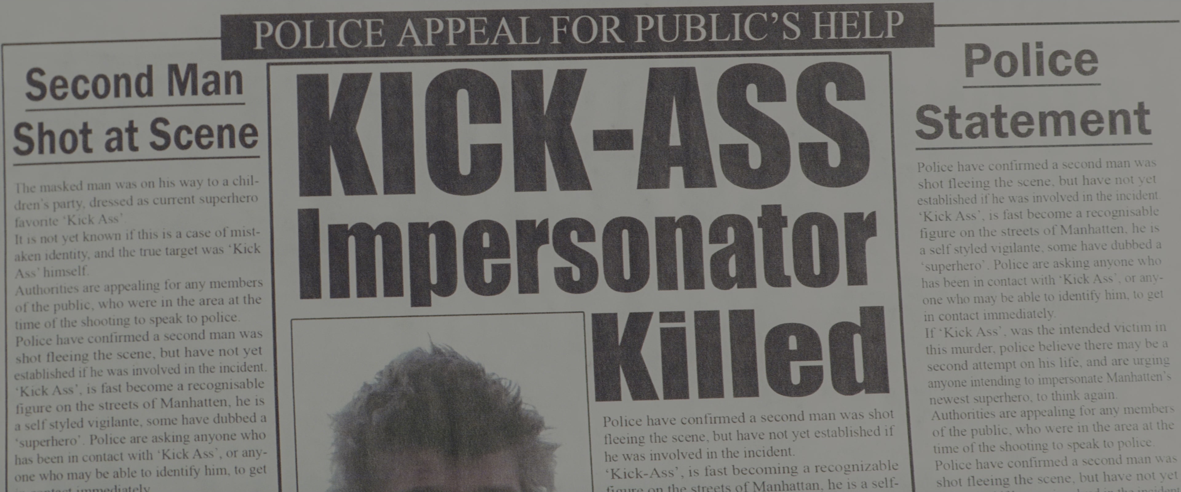 Kick-Ass (2010), wide, 2.40:1 — film still