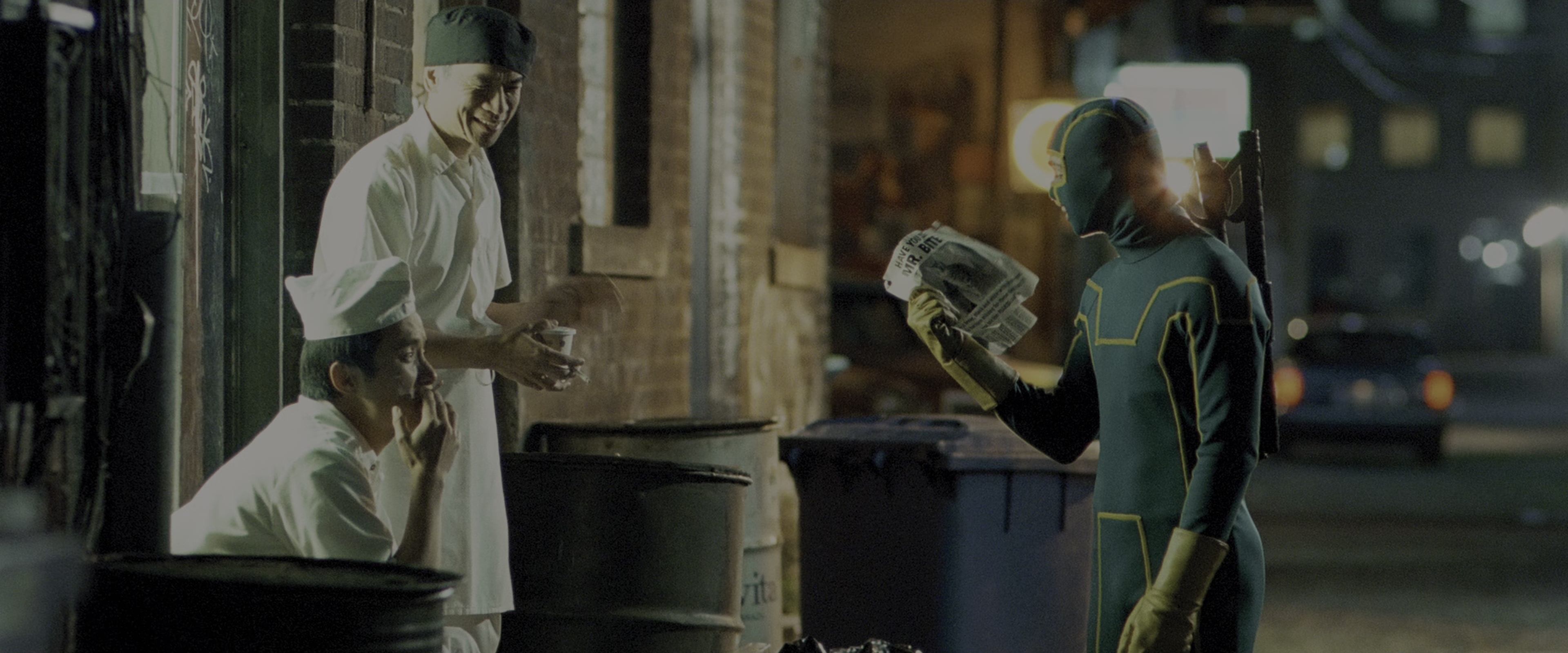 Kick-Ass (2010), wide, 2.40:1 — film still