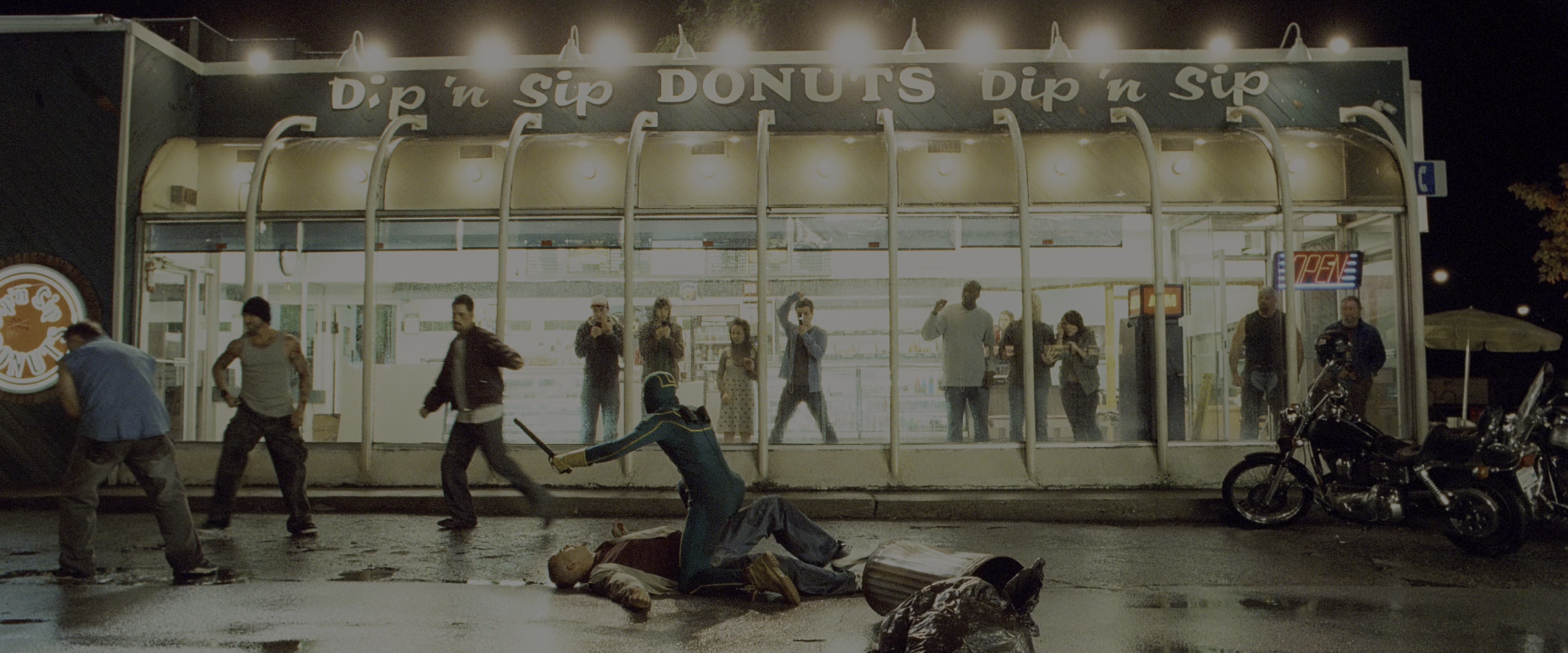 Kick-Ass (2010), wide, 2.40:1 — film still
