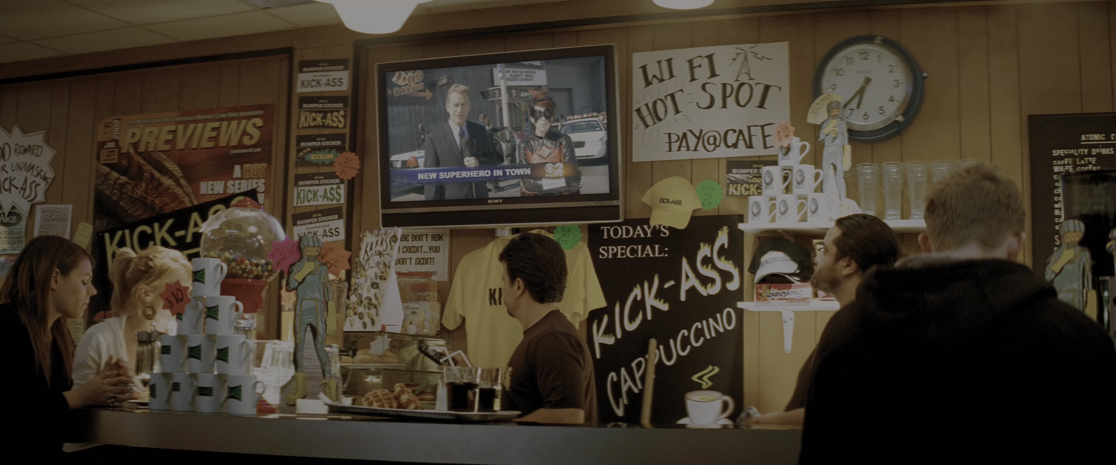 Kick-Ass (2010), wide, 2.40:1 — film still