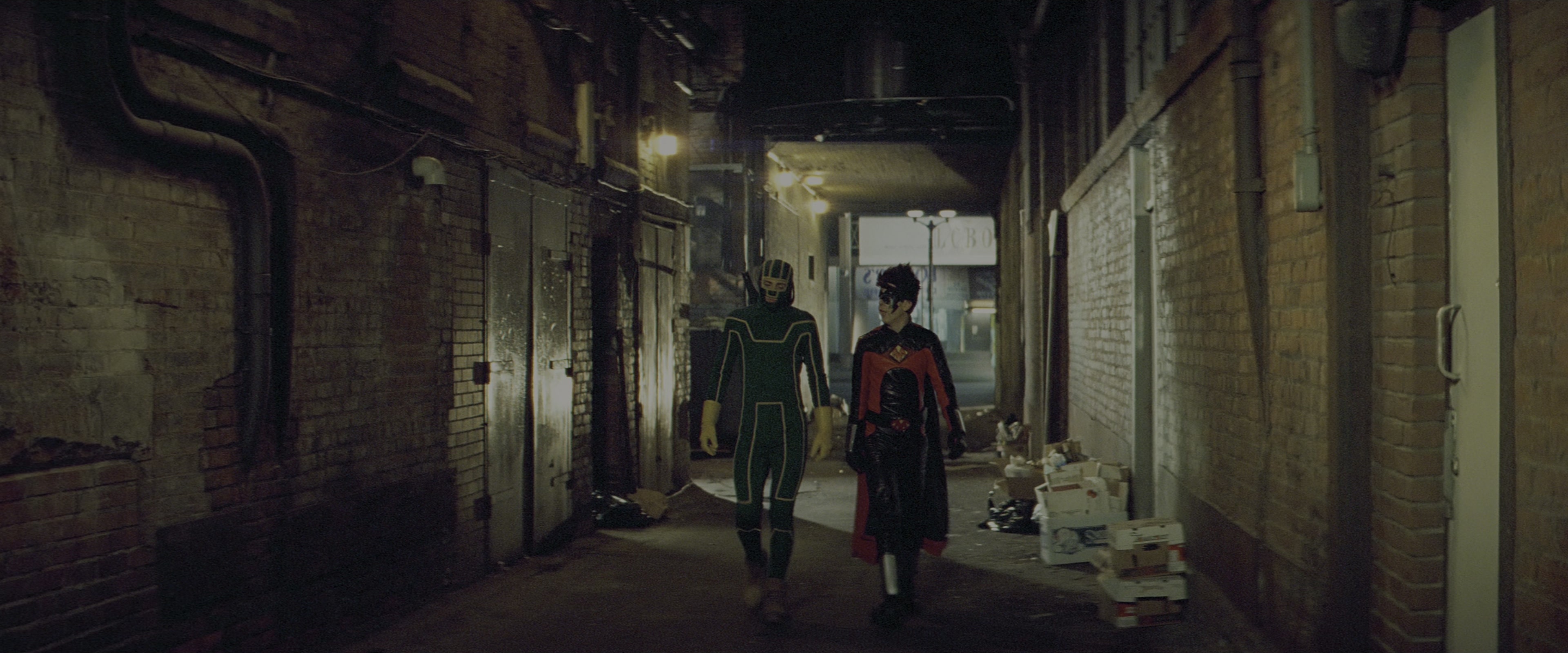 Kick-Ass (2010), wide, 2.40:1 — film still