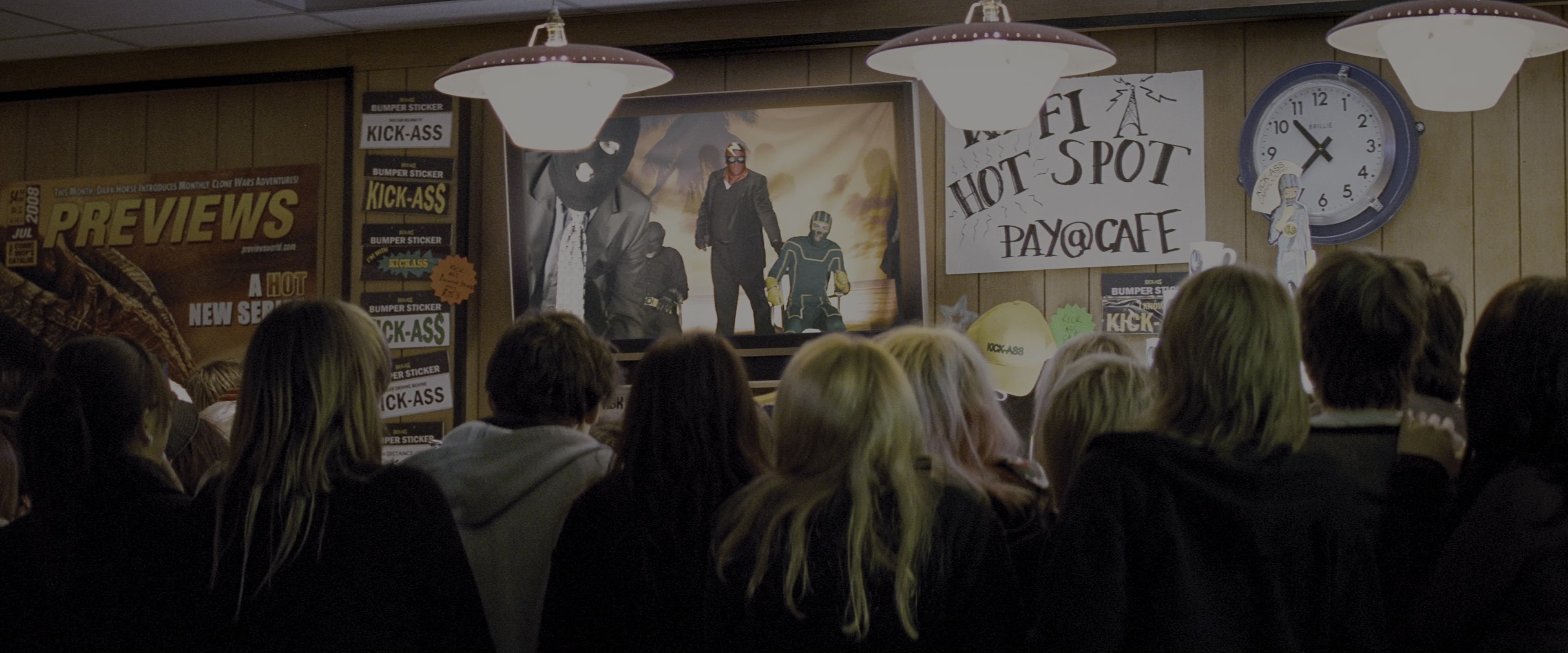 Kick-Ass (2010), wide, 2.40:1 — film still