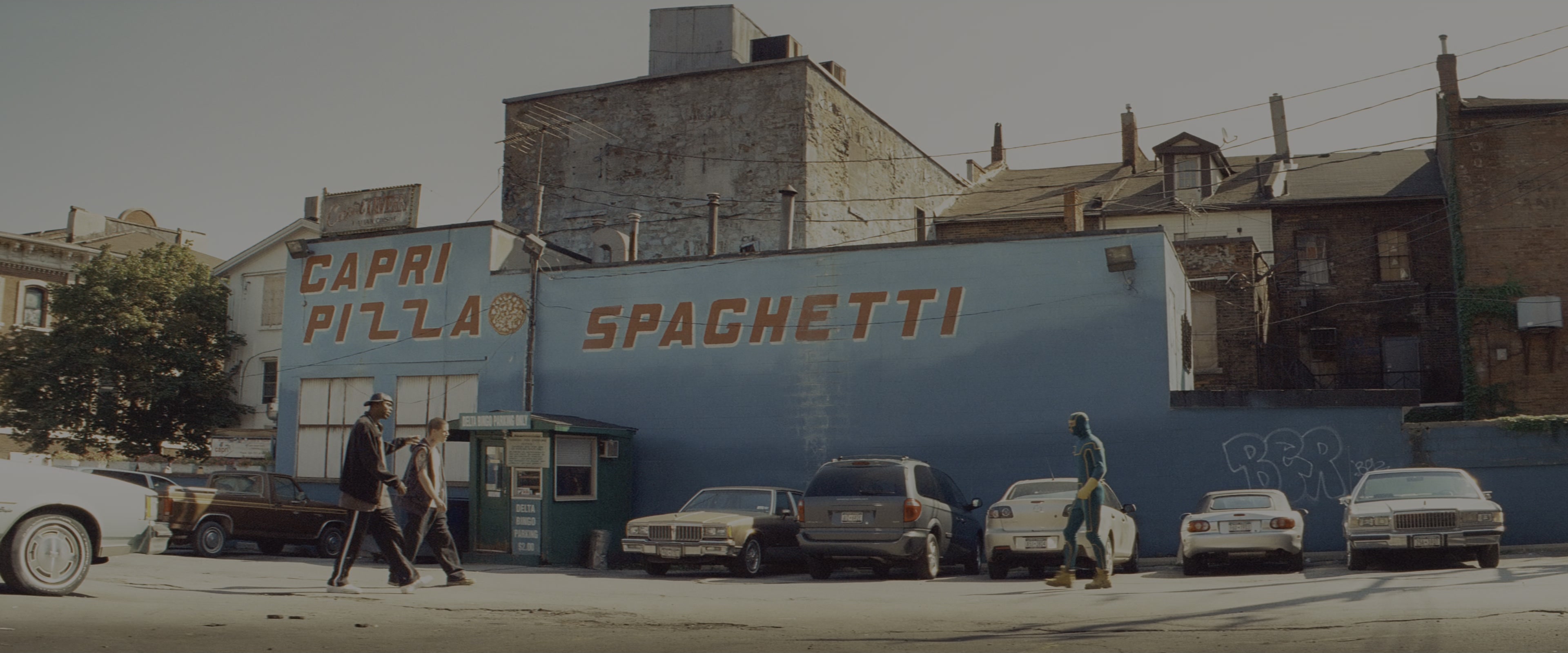 Kick-Ass (2010), wide, 2.40:1 — film still