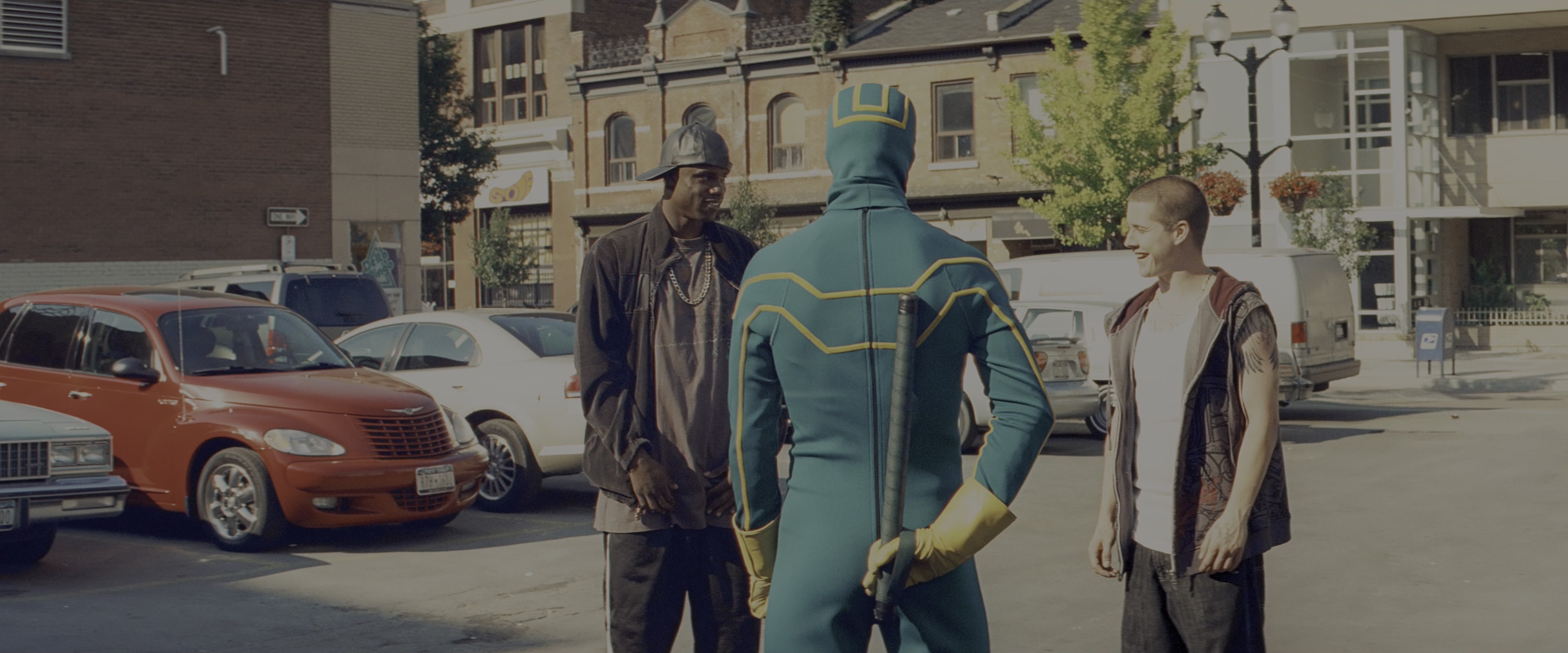 Kick-Ass (2010), wide, 2.40:1 — film still