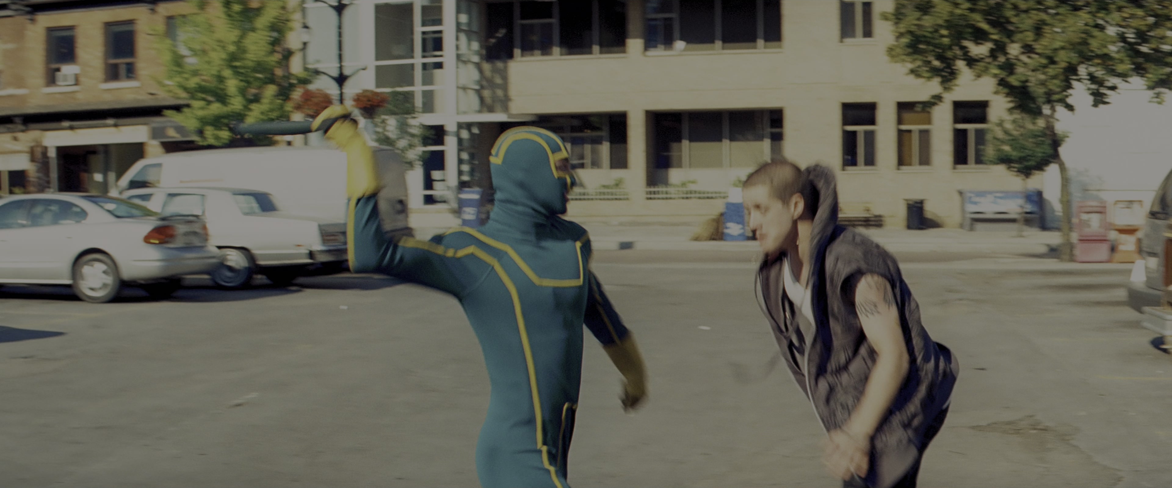 Kick-Ass (2010), wide, 2.40:1 — film still