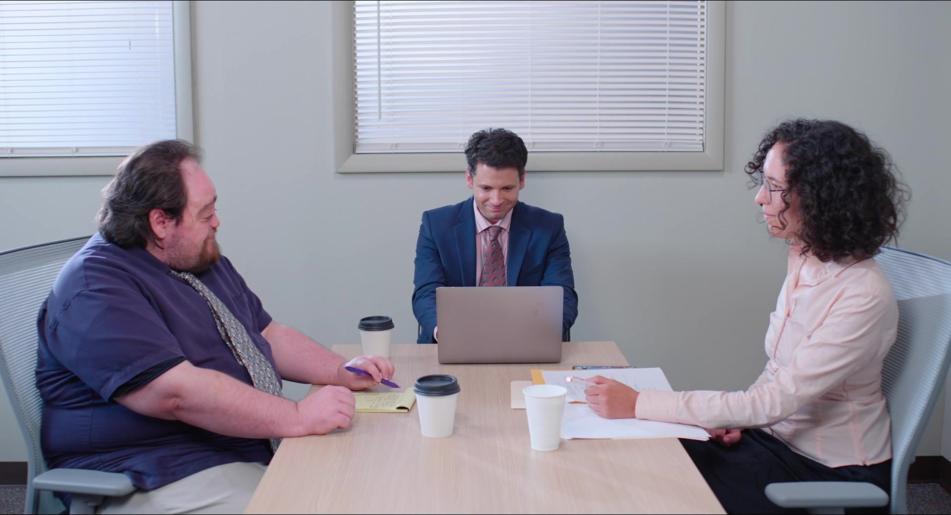 A Different Man (2024), wide, 1.85:1 — film still