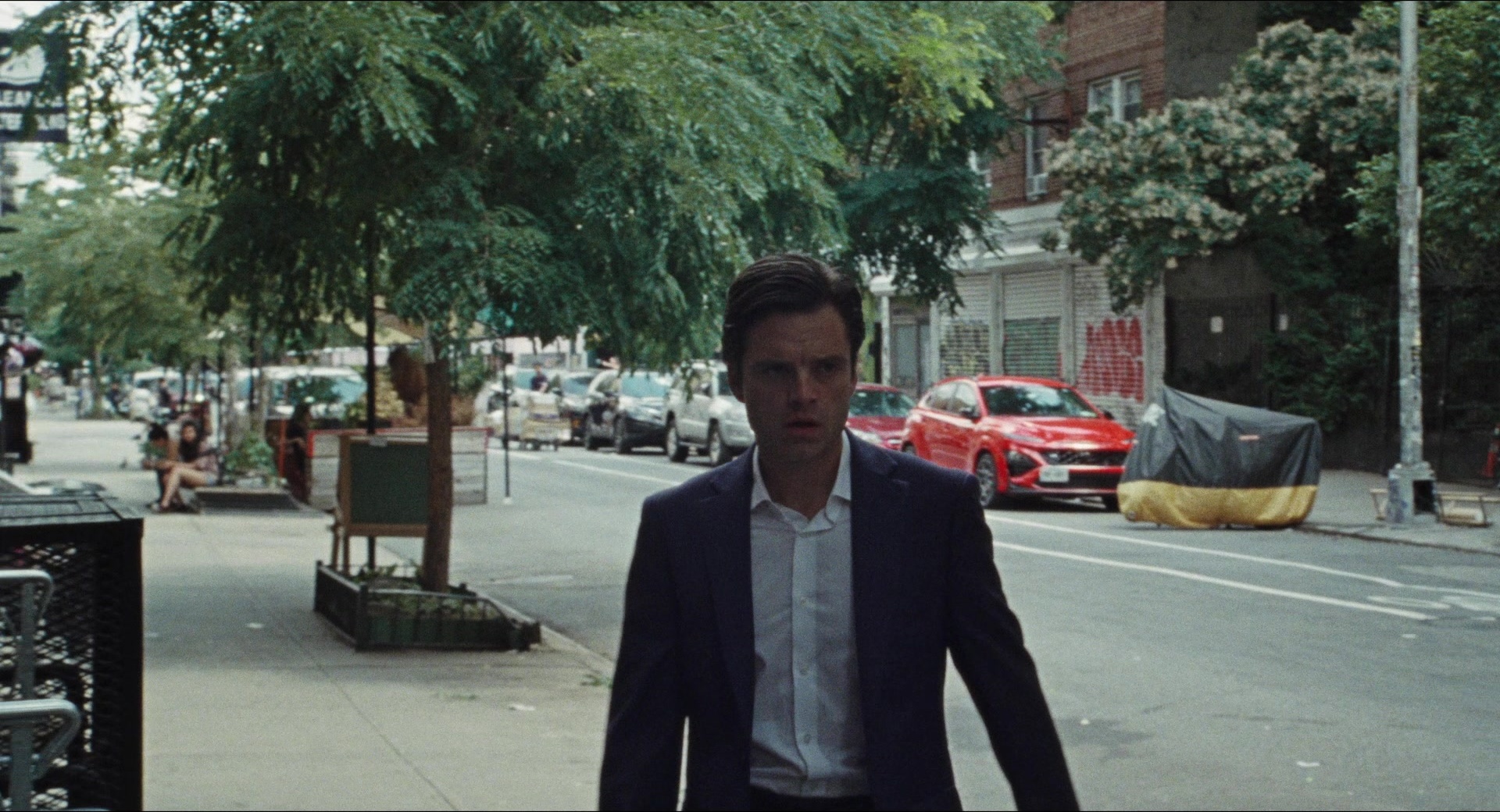 A Different Man (2024), wide, 1.85:1 — film still