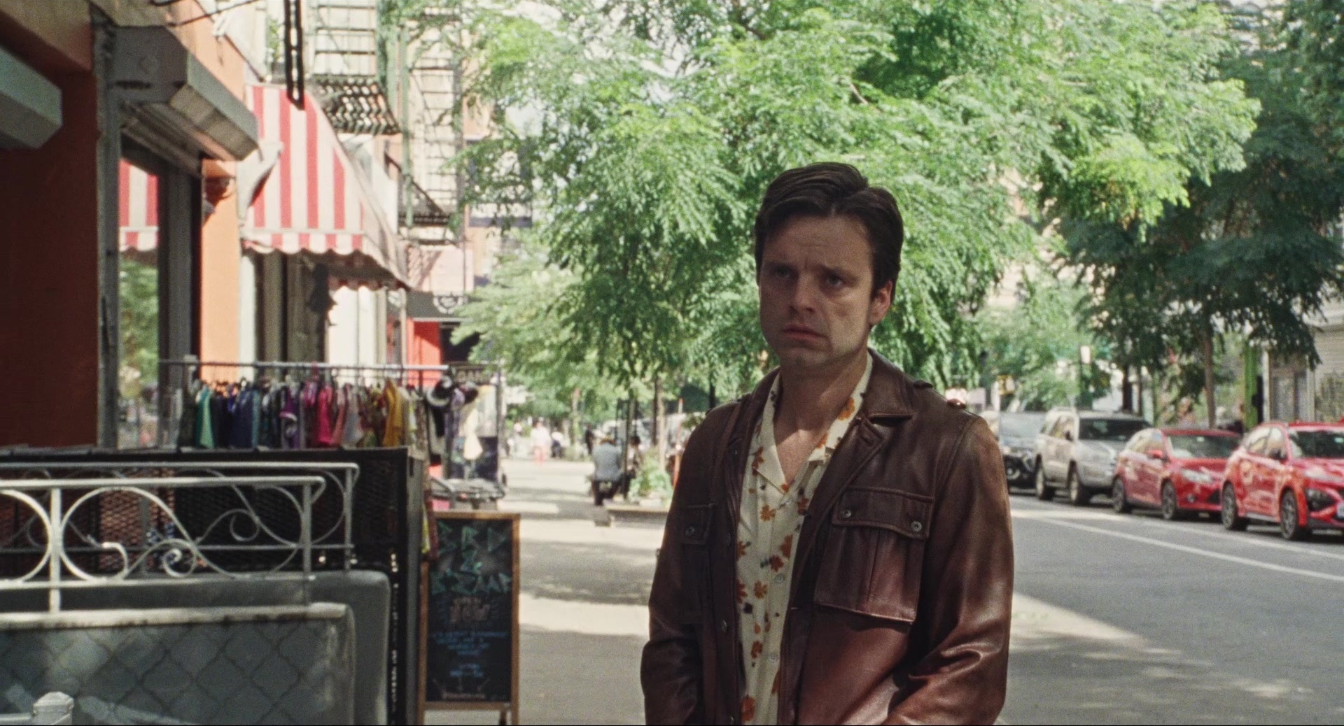 A Different Man (2024), wide, 1.85:1 — film still