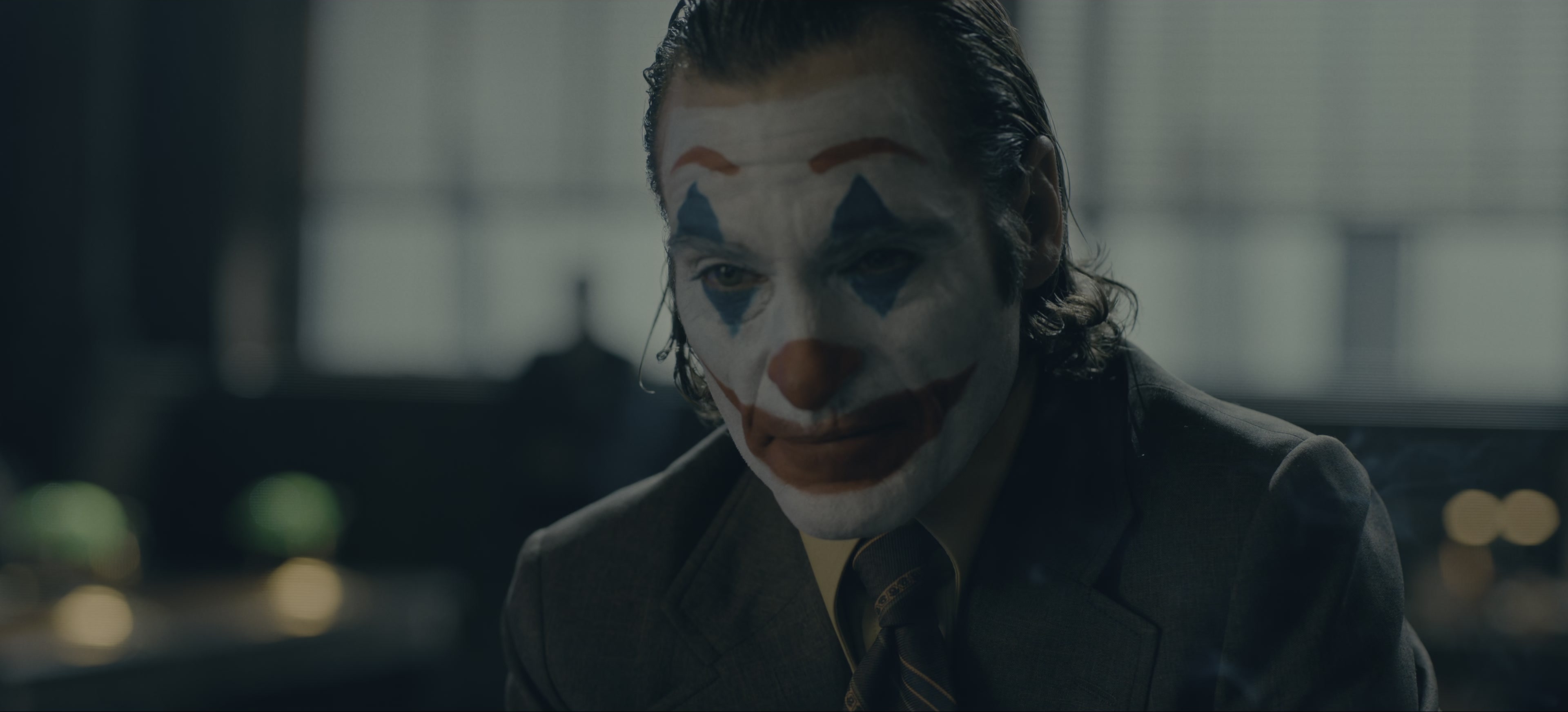 Joker: Folie à Deux (2024), close, 2.20:1 — film still