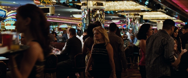 Wide shot frame from The Hangover — sitting, standing, room