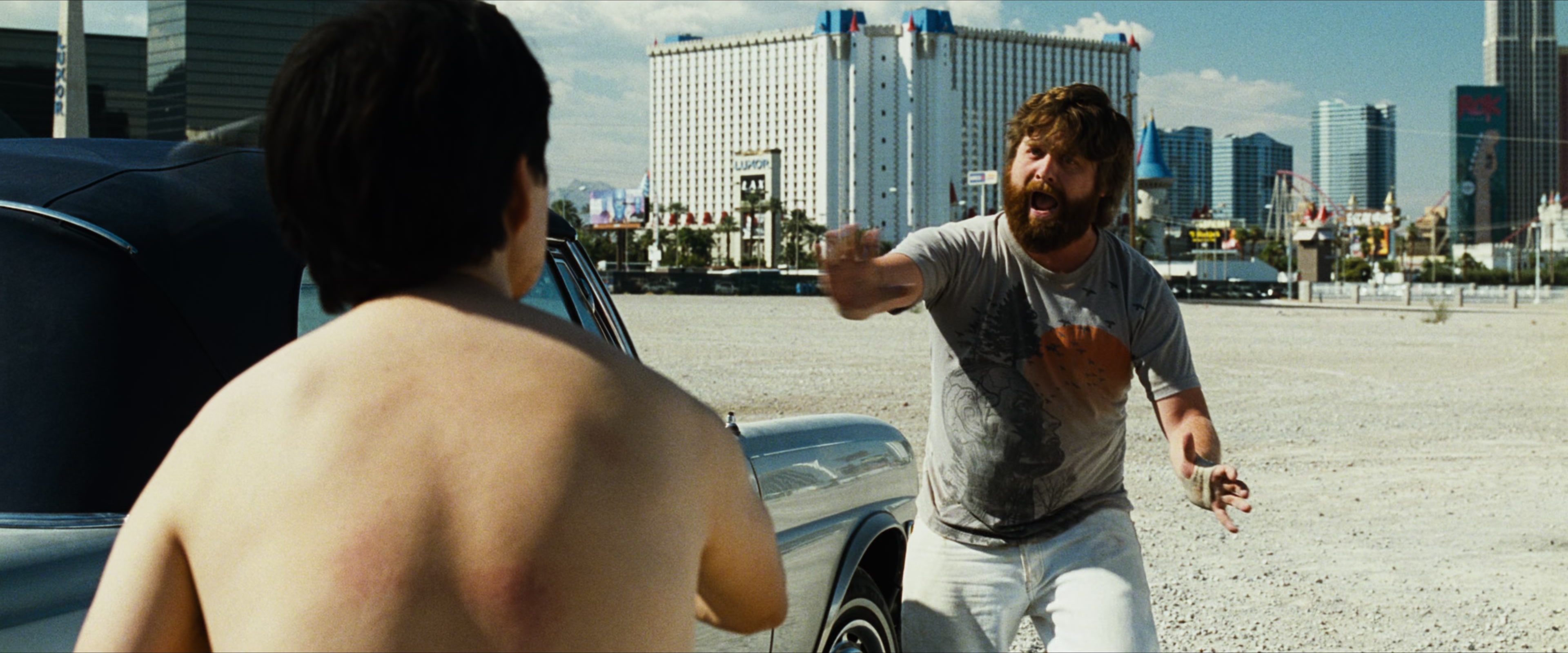 The Hangover (2009), close, 2.40:1 — film still