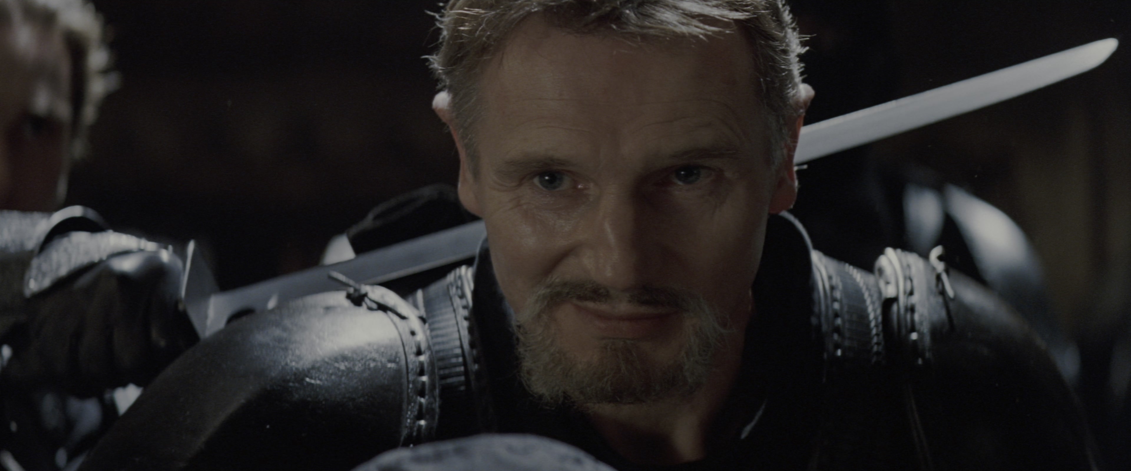 Batman Begins (2005), close, 2.40:1 — film still