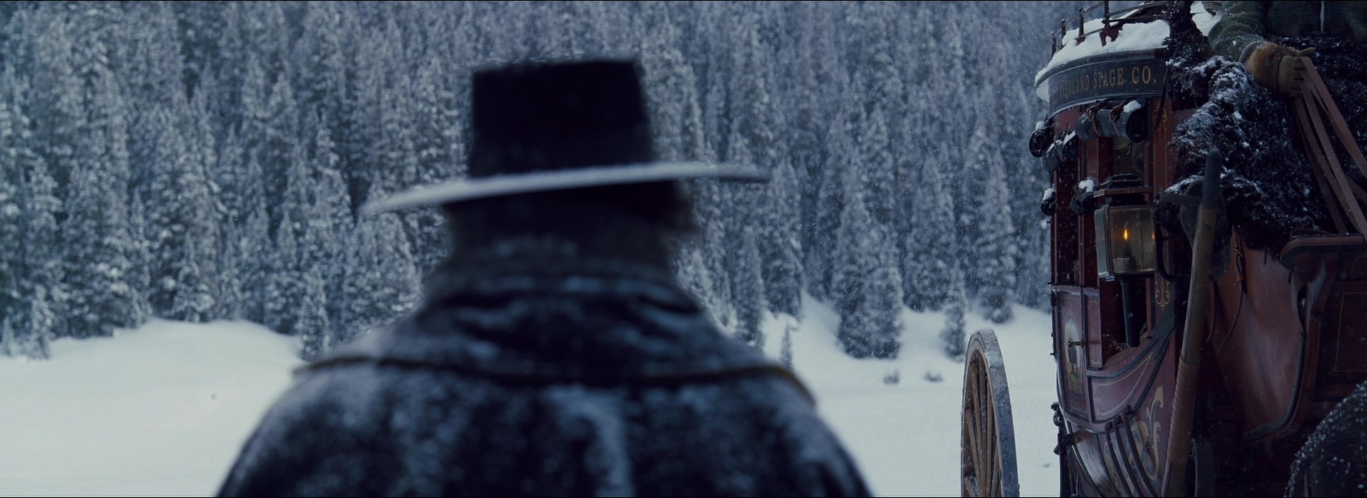 The Hateful Eight (2015), wide, 2.74:1 — film still