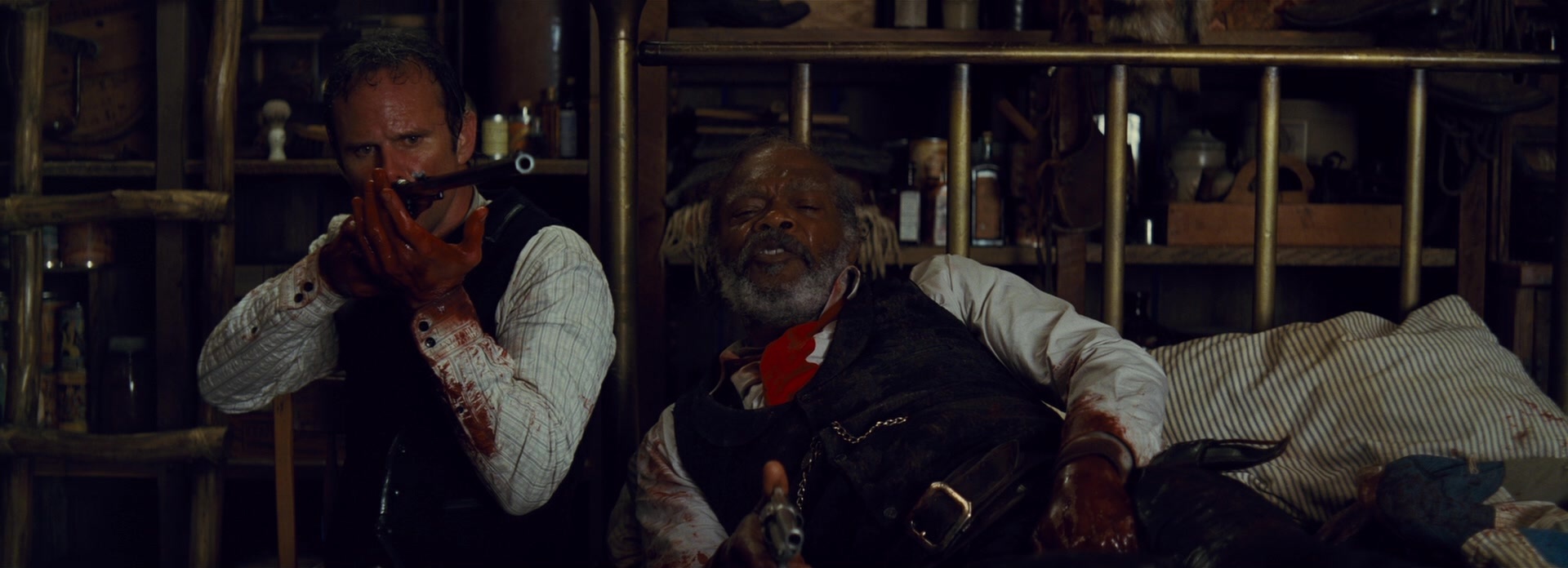 The Hateful Eight (2015), wide, 2.76:1 — film still