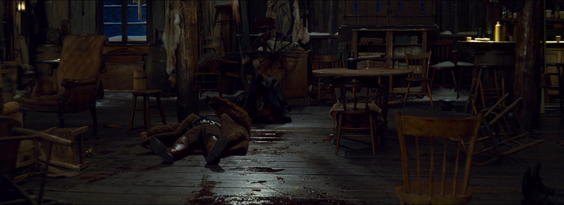 The Hateful Eight (2015), wide, 2.74:1 — film still